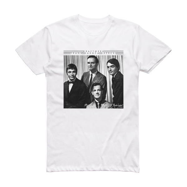 Kraftwerk Trans Europa Express 2 Album Cover T-Shirt White