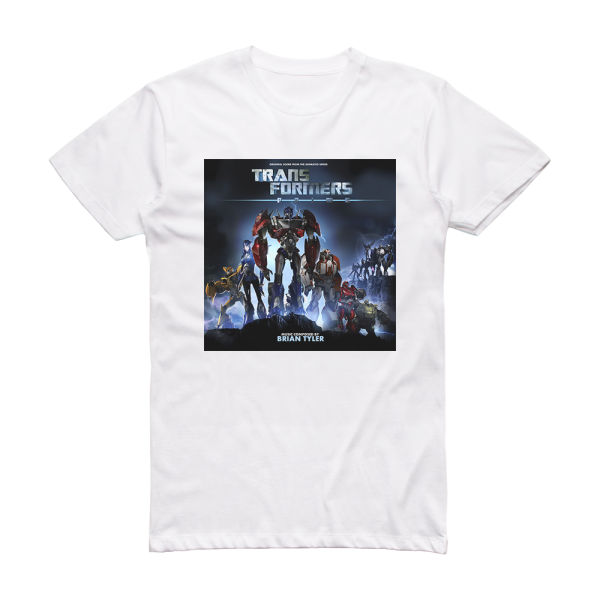 Brian Tyler Transformers Prime 1 Album Cover T-Shirt White