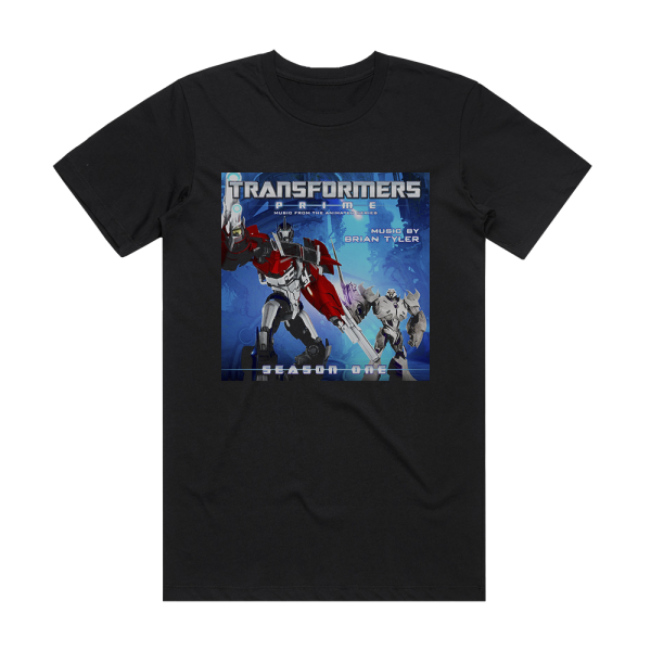 Brian Tyler Transformers Prime 2 Album Cover T-Shirt Black