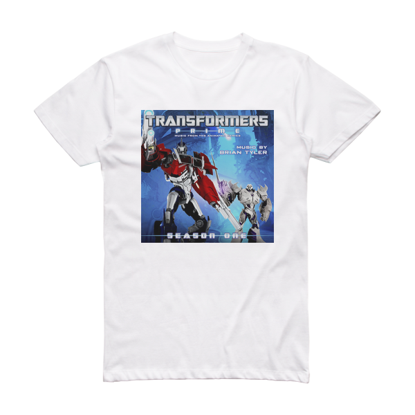 Brian Tyler Transformers Prime 2 Album Cover T-Shirt White