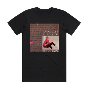 John Miles Transition Album Cover T-Shirt Black