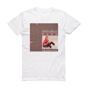 John Miles Transition Album Cover T-Shirt White