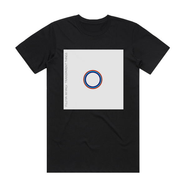 Fujiya & Miyagi Transparent Things Album Cover T-Shirt Black