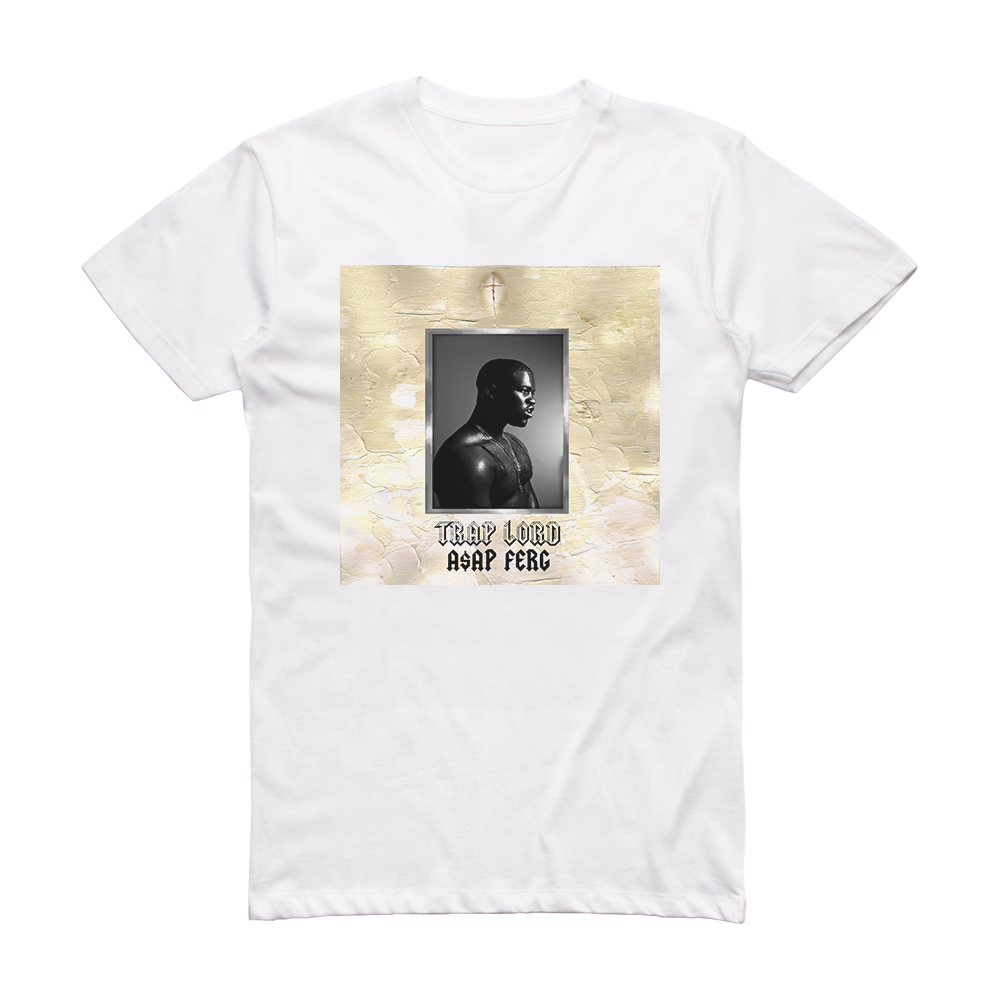 ASAP Ferg Trap Lord 1 Album Cover T-Shirt White – ALBUM COVER T-SHIRTS