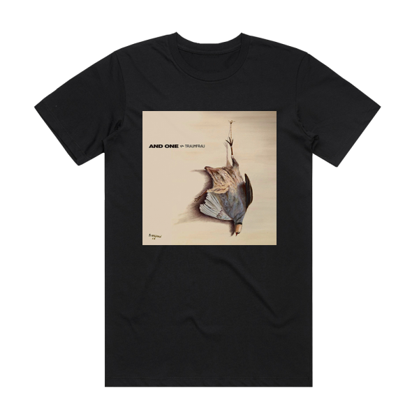 And One Traumfrau Album Cover T-Shirt Black