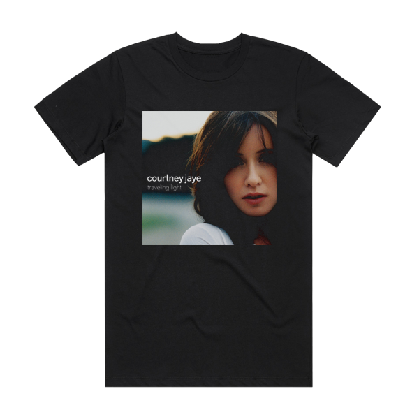 Courtney Jaye Traveling Light Album Cover T-Shirt Black