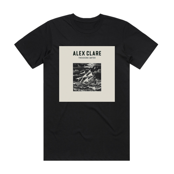Alex Clare Treading Water 1 Album Cover T-Shirt Black