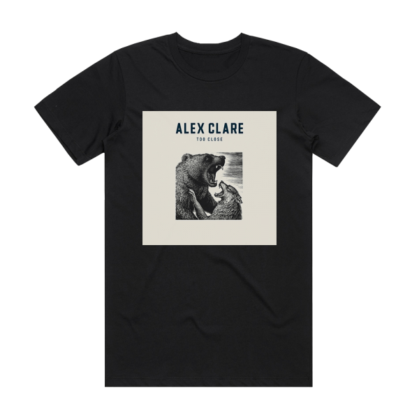 Alex Clare Treading Water 3 Album Cover T-Shirt Black