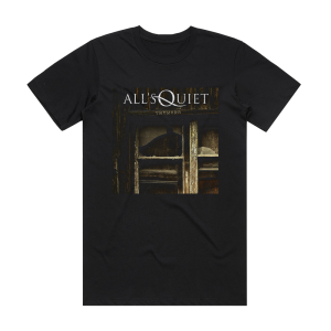 Alls Quiet Tremors Album Cover T-Shirt Black