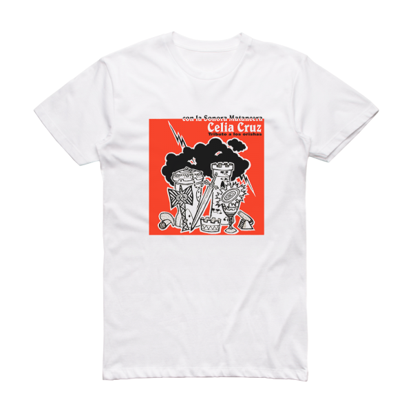 Celia Cruz Tributo A Los Orishas Album Cover T-Shirt White