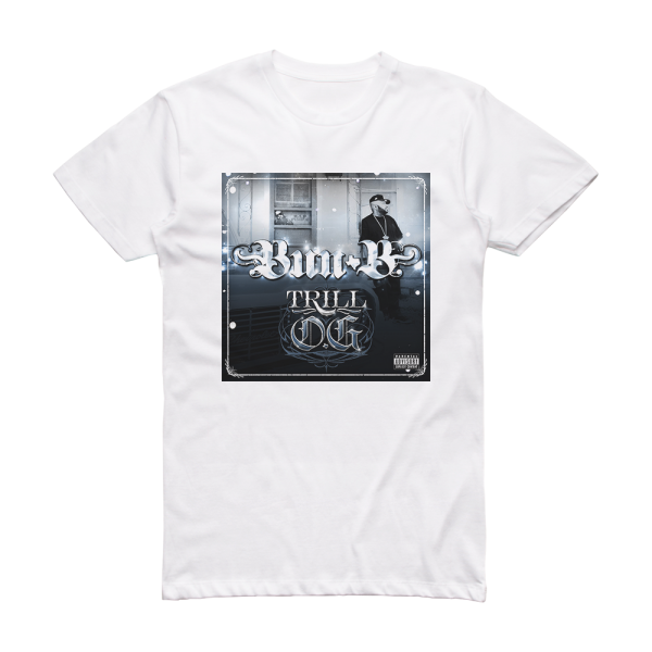 Bun B Trill Og Album Cover T-Shirt White