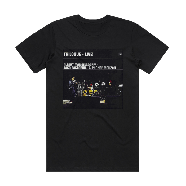 Albert Mangelsdorff Trilogue Live Album Cover T-Shirt Black