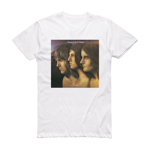 Emerson Lake & Palmer Trilogy Album Cover T-Shirt White