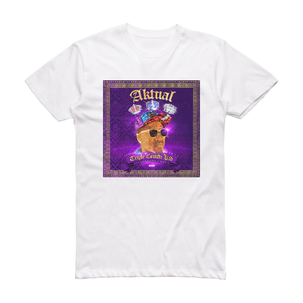 Aktual Triple Crown Kid Album Cover T-Shirt White