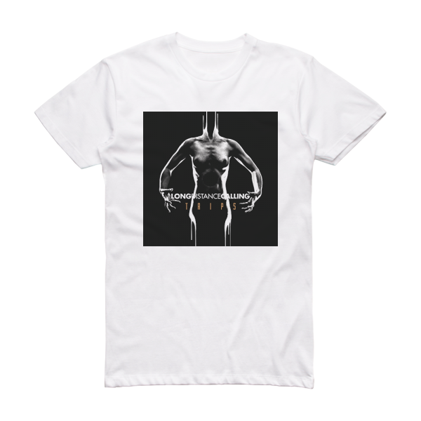 Long Distance Calling Trips Album Cover T-Shirt White