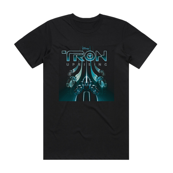 Joseph Trapanese Tron Uprising Album Cover T-Shirt Black