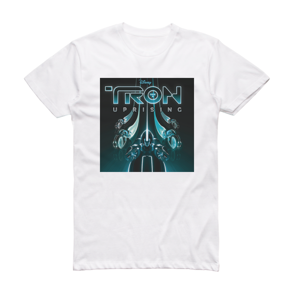 Joseph Trapanese Tron Uprising Album Cover T-Shirt White