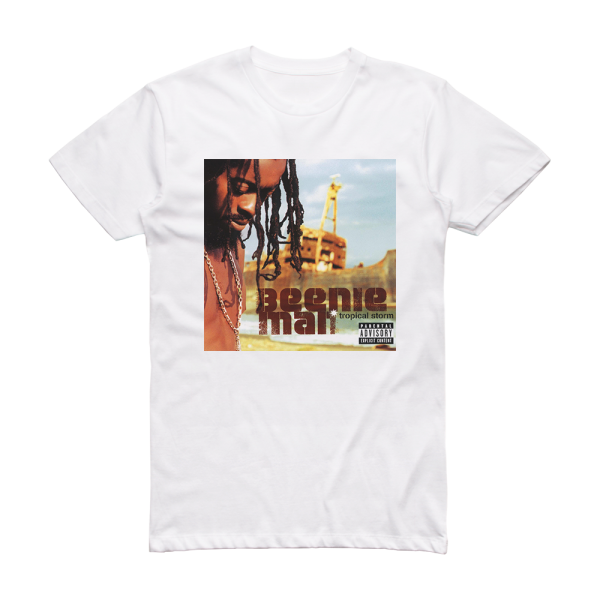 Beenie Man Tropical Storm Album Cover T-Shirt White