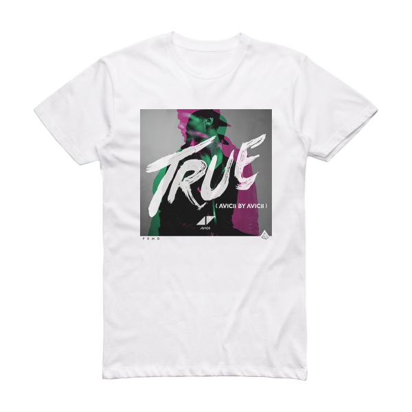 Avicii True Album Cover T-Shirt White