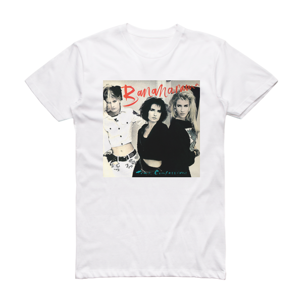 Bananarama True Confessions Album Cover T-Shirt White