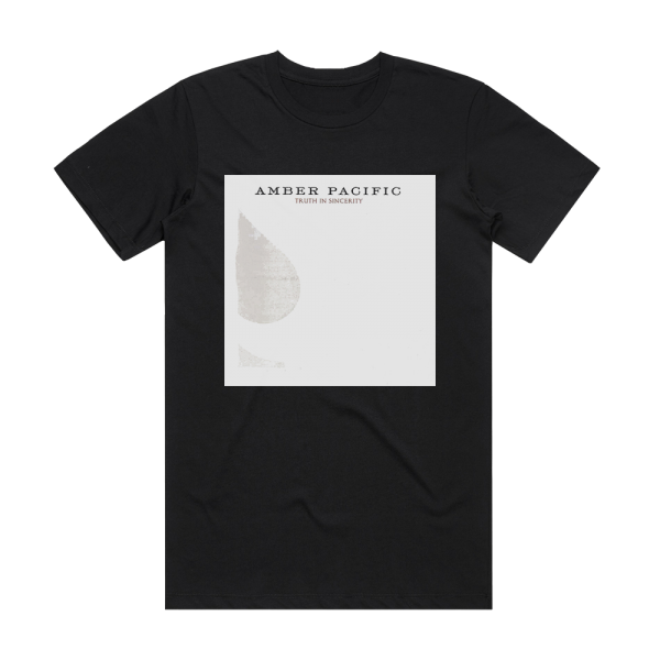 Amber Pacific Truth In Sincerity Album Cover T-Shirt Black