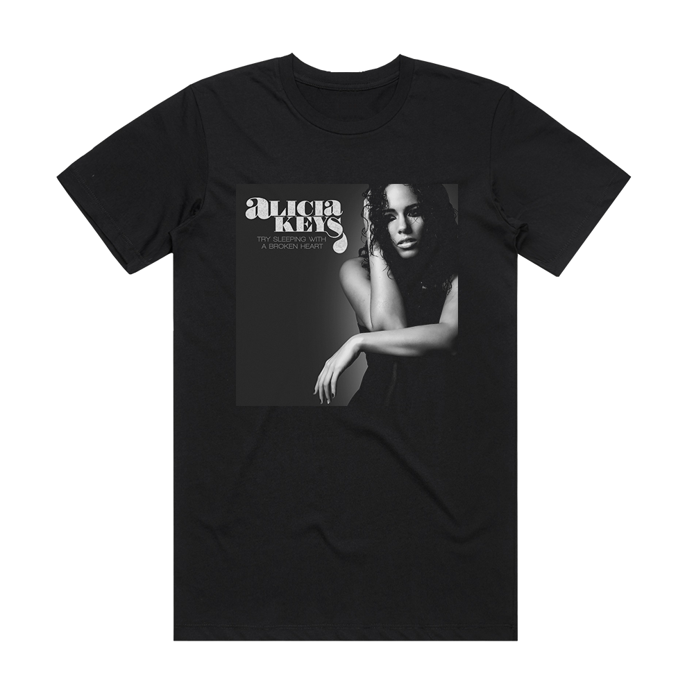 alicia-keys-try-sleeping-with-a-broken-heart-album-cover-t-shirt-black