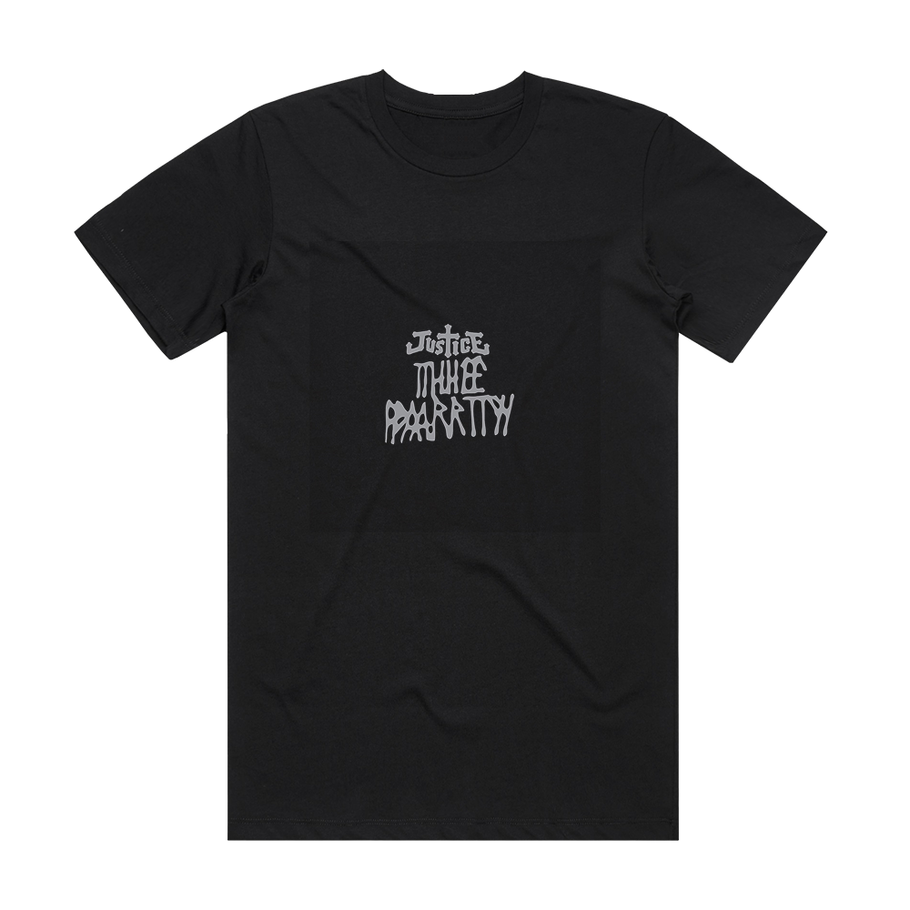 Justice Tthhee Ppaarrttyy Album Cover T-Shirt Black – ALBUM COVER T-SHIRTS