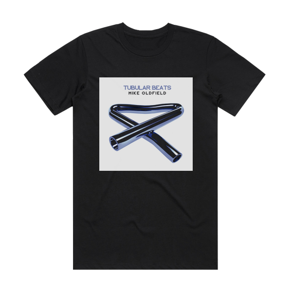 Mike Oldfield Tubular Beats Album Cover T-Shirt Black