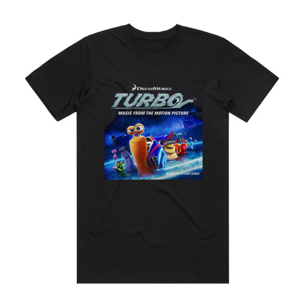 Henry Jackman Turbo Music From The Motion Picture Album Cover T-Shirt Black