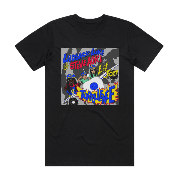 Laidback Luke Turbulence Album Cover T-Shirt Black