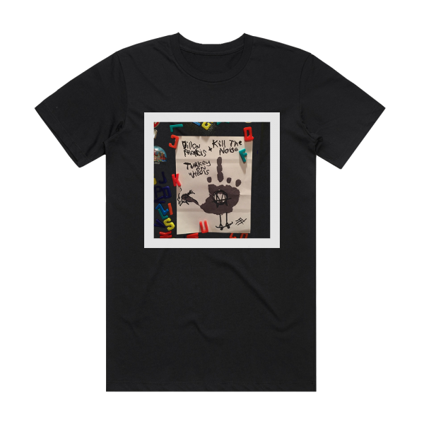 Dillon Francis Turkey On Wheels Album Cover T-Shirt Black