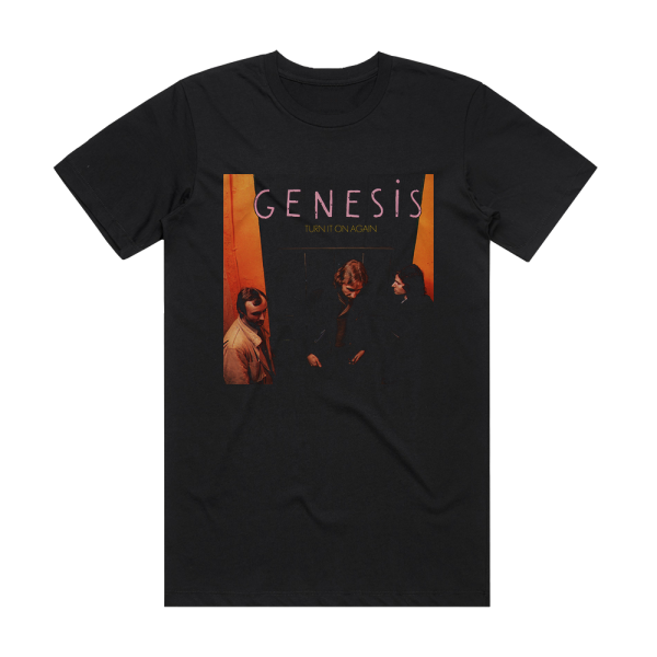 Genesis Turn It On Again Album Cover T-Shirt Black