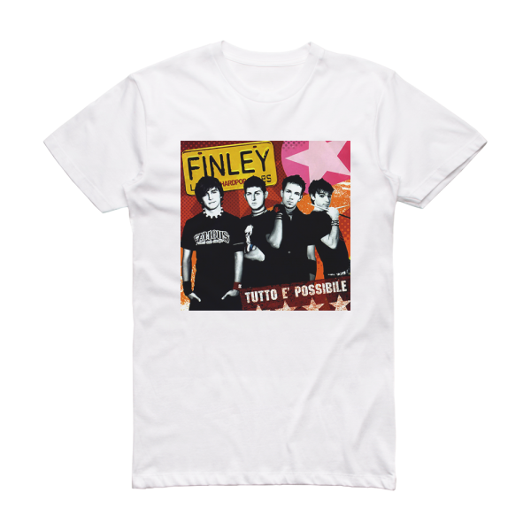 Finley Tutto Possibile Album Cover T-Shirt White