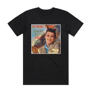 Duane Eddy Twang Thang The Duane Eddy Anthology Album Cover T-Shirt Black