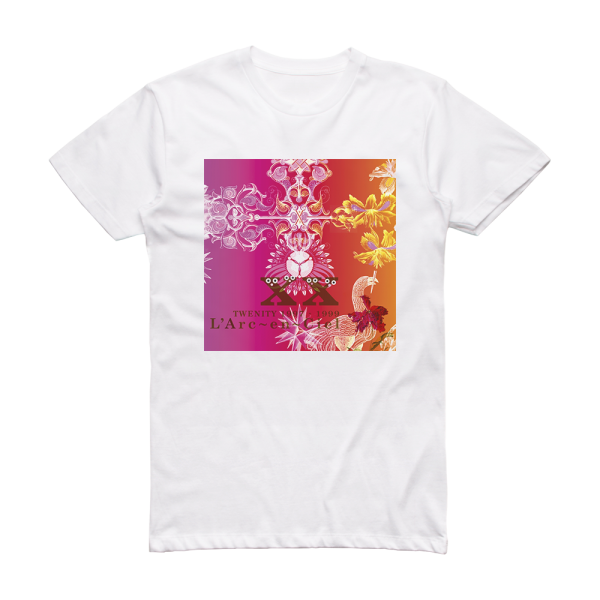 LArc~en~Ciel Twenity 1997 1999 Album Cover T-Shirt White