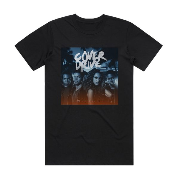 Cover Drive Twilight Remixes Album Cover T-Shirt Black