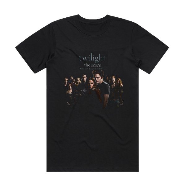 Carter Burwell Twilight The Score 1 Album Cover T-Shirt Black