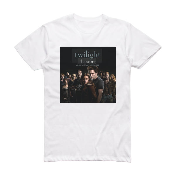 Carter Burwell Twilight The Score 1 Album Cover T-Shirt White