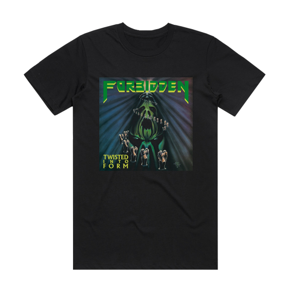 Forbidden Twisted Into Form Album Cover T-Shirt Black