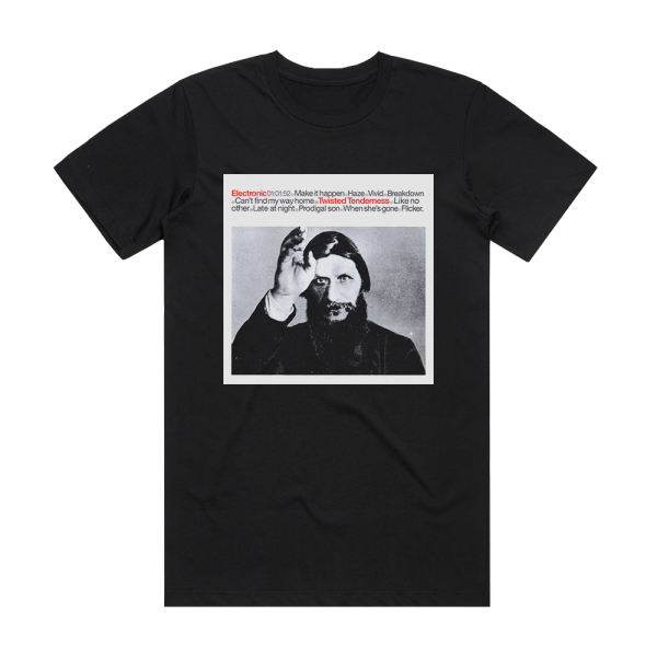 Electronic Twisted Tenderness Album Cover T-Shirt Black