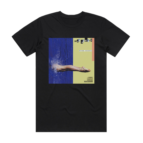 Men at Work Two Hearts 2 Album Cover T-Shirt Black