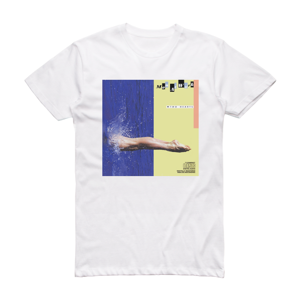 Men at Work Two Hearts 2 Album Cover T-Shirt White