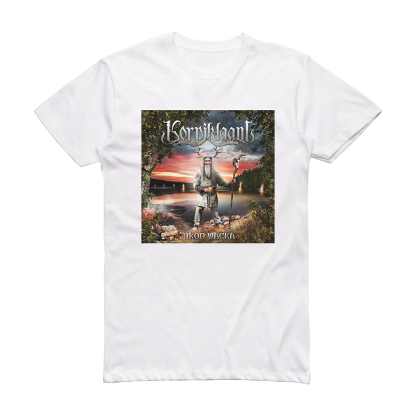 Korpiklaani Ukon Wacka Album Cover T-Shirt White