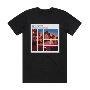 Billy Ocean Ultimate Collection Album Cover T-Shirt Black