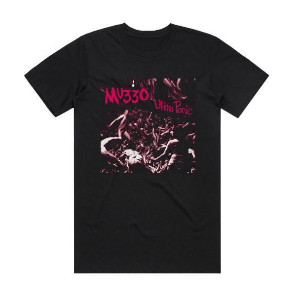 MU330 Ultra Panic Album Cover T-Shirt Black