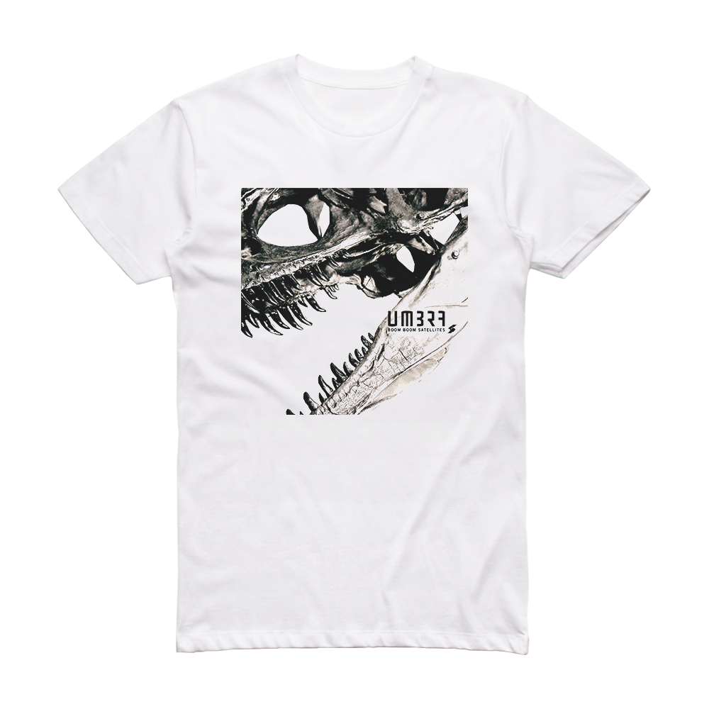 Boom Boom Satellites Umbra Album Cover T-Shirt White – ALBUM COVER