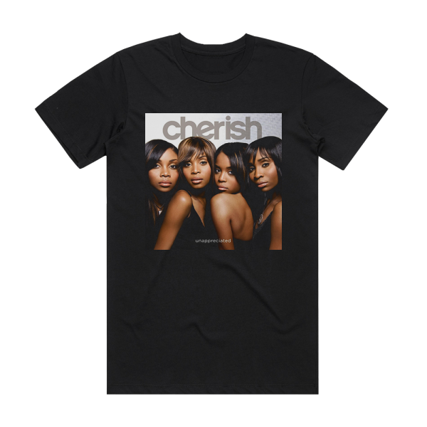 Cherish Unappreciated Album Cover T-Shirt Black