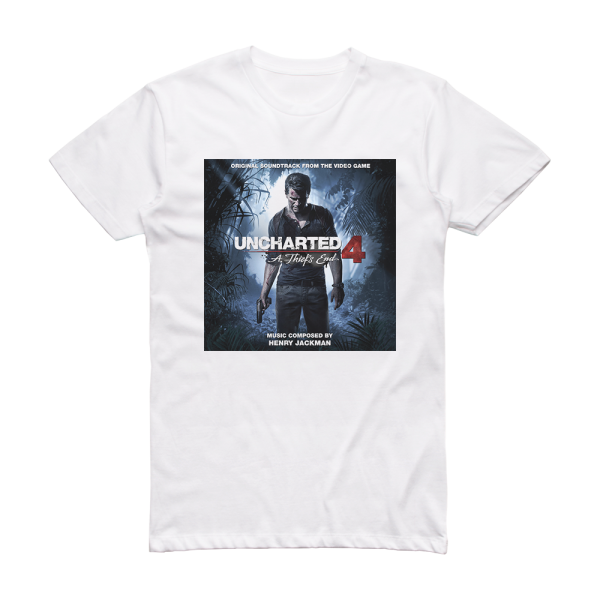 Henry Jackman Uncharted 4 A Thiefs End Album Cover T-Shirt White