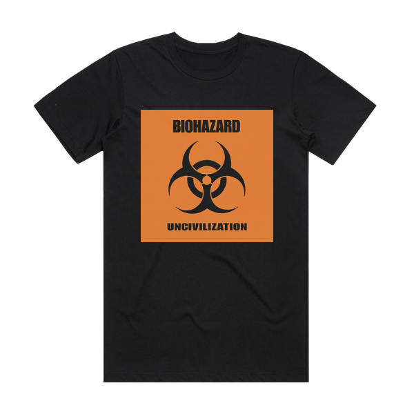 Biohazard Uncivilization Album Cover T-Shirt Black