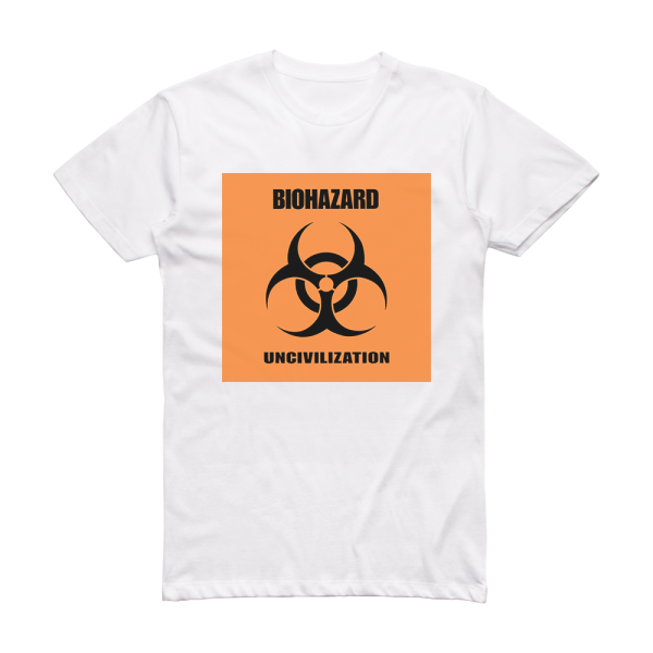 Biohazard Uncivilization Album Cover T-Shirt White